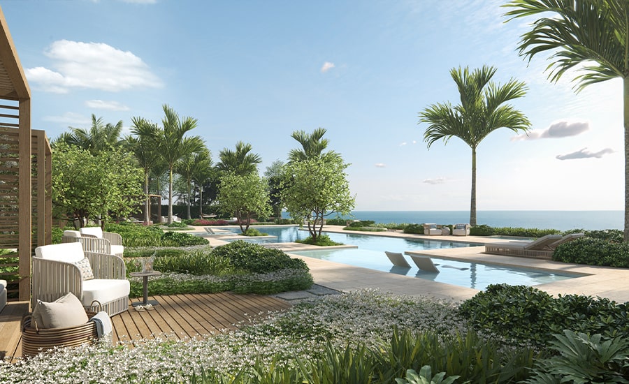 Olana Naples Beachfront Pool